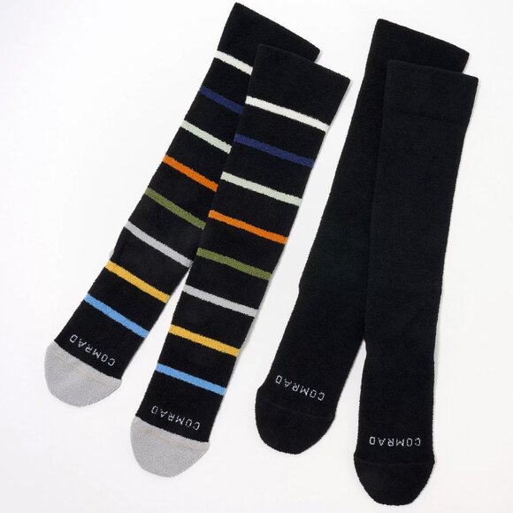 Comrad Set of 2 Cozy Knee-High Compression Socks  Size Small  15811 - Picture 2 of 4